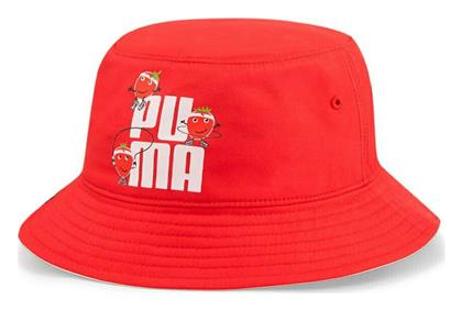 Puma Παιδικό Καπέλο Bucket Υφασμάτινο Κόκκινο