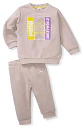 Παιδικό Σετ Φόρμας Ροζ 2τμχ Minicat Crew Puma