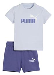 Παιδικό Σετ με Σορτς Καλοκαιρινό 2τμχ Μπλε Puma