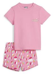 Παιδικό Σετ με Σορτς Καλοκαιρινό 2τμχ Fast Pink Puma