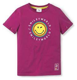 Παιδικό T-shirt Φούξια Puma