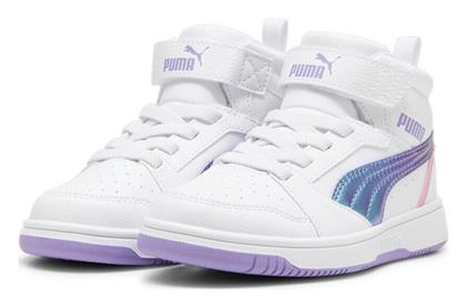 Rebound V6 Mid Bouncy Sky Ac+ High Λευκά Puma