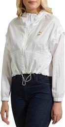 Puma Retro Zip-Up Γυναικείο Αθλητικό Μπουφάν Αντιανεμικό Λευκό από το Z-mall