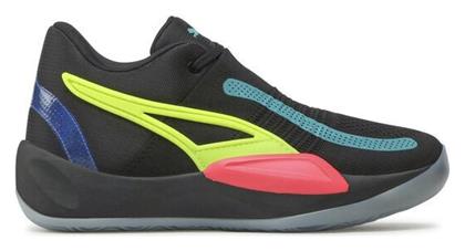 Rise Nitro Χαμηλά Μπασκετικά Παπούτσια Black / Sunset Glow Puma