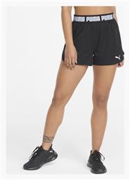 Train Strong Αθλητικό Γυναικείο Σορτς Μαύρο Puma