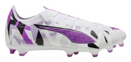 Ultra 5 Match Ποδοσφαιρικά Παπούτσια με Τάπες Λευκά Puma
