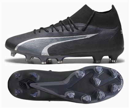 Ultra Pro FG/AG Χαμηλά Ποδοσφαιρικά Παπούτσια με Τάπες Μαύρα Puma