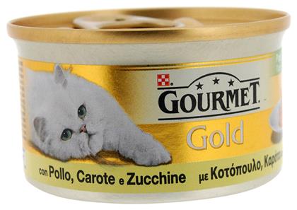 Gourmet Gold Πατέ Κοτόπουλο/Καρότο 85gr Purina