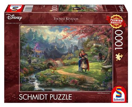 Puzzle Disney Mulan Blossoms of Love 2D 1000 Κομμάτια - Schmidt Spiele