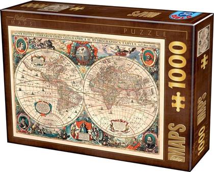 Puzzle Vintage Map 2D 1000 Κομμάτια