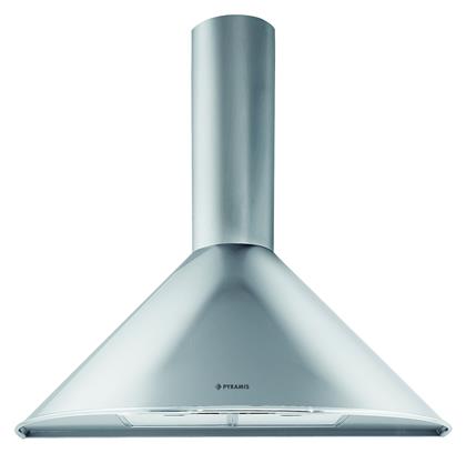 Classic Στρογγυλός Καμινάδα 60cm Inox Pyramis