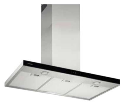 Grandezzo Καμινάδα 90cm Inox-Black Pyramis