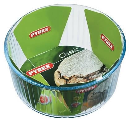 Pyrex Σουφλέ Στρογγυλό Πυρίμαχο Σκεύος για Σουφλέ Γυάλινο 21x21cm από το Plus4u