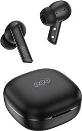 QCY HT05 In-ear Bluetooth Handsfree Ακουστικά με Θήκη Φόρτισης Μαύρα