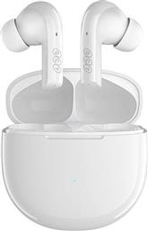 QCY T18 In-ear Bluetooth Handsfree Ακουστικά με Θήκη Φόρτισης Λευκά
