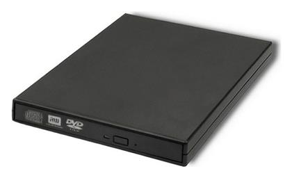 Εξωτερικός Οδηγός Εγγραφής/Ανάγνωσης DVD/CD για Desktop / Laptop Μαύρο Qoltec