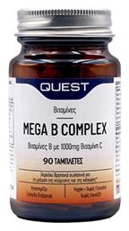 Mega B Complex Βιταμίνη 1000mg 90 ταμπλέτες Quest