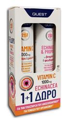Vitamin C & Echinacea & Propolis Βιταμίνη 1000mg Multiflavoured Quest