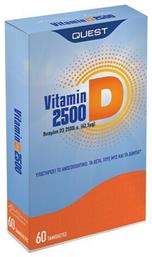 Vitamin D3 Βιταμίνη 2500iu 60 ταμπλέτες Quest