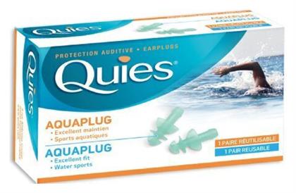 Aquaplug Ωτοασπίδες Σιλικόνης για Κολύμβηση 2τμχ Quies