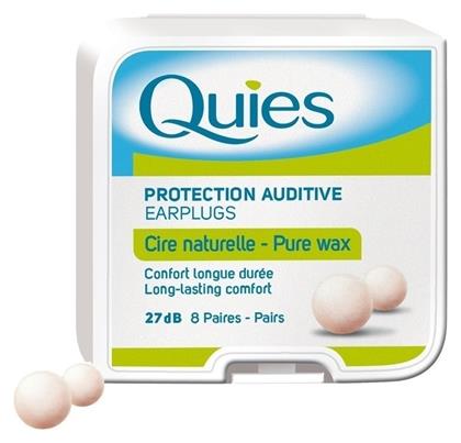 Pure Wax Ωτοασπίδες Κεριού σε Λευκό Χρώμα 2τμχ Quies