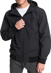 Quiksilver Brooks Bonded Ανδρικό Μπουφάν Bomber Αδιάβροχο για Χειμώνα Μαύρο από το Plus4u
