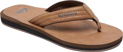 Carver Nubuck Flip Flops σε Καφέ Χρώμα Quiksilver
