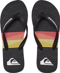 Quiksilver Molokai Seasons Flip Flops σε Μαύρο Χρώμα από το Spartoo