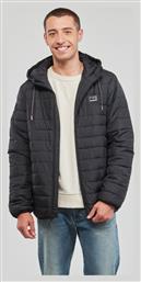 SCALY Ανδρικό Χειμωνιάτικο Μπουφάν Puffer Μαύρο Quiksilver