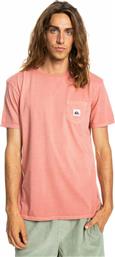 Sub Mission Ανδρικό T-shirt Ροζ με Λογότυπο Quiksilver