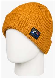 Tofino Beanie Ανδρικός Σκούφος Πλεκτός σε Πορτοκαλί χρώμα Quiksilver