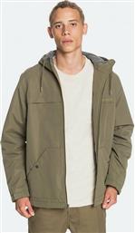 Quiksilver Waiting Period Ανδρικό Μπουφάν Softshell για Χειμώνα Χακί από το Cosmossport