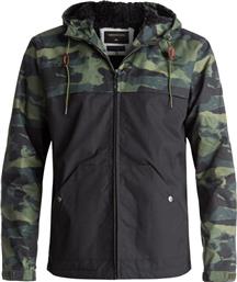 Quiksilver Wanna Water-Repellent Jacket Four Leaf Clover Resin Camo από το Z-mall