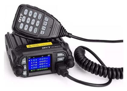 KT-8900D Ασύρματος Πομποδέκτης UHF/VHF 25W με Μονόχρωμη Οθόνη QYT