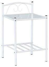 Rado Μεταλλικό με Γυάλινη Επιφάνεια 40x40x64cm - Woodwell