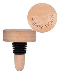 Πώμα Φιάλης Happy Hour 0016090 Ξύλινο Raeder