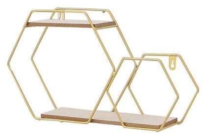 Ράφι Τοίχου 25x12x25εκ. Χρυσό - Next