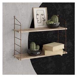 Ράφι Τοίχου Armoni 72x20x58εκ. Sacramento Oak - Megapap