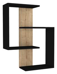 Ράφι Τοίχου Ayanna 72x22x90εκ. Φυσικό / Μαύρο - ArteLibre