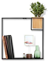 Ράφι Τοίχου Cubist Large Shelf 39x12x38εκ. Umbra