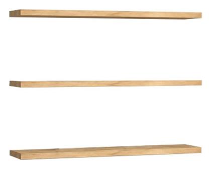 Ράφι Τοίχου Edna 60x14.5x1.8εκ. Pakketo
