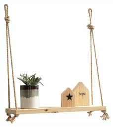 Ράφι Τοίχου Malbo Φυσικό 39x12x43cm - Pakketo