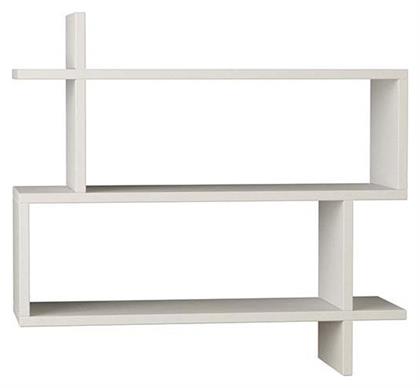 Ράφι Τοίχου Paralel 70x22x65.5εκ. Λευκό - Pakketo