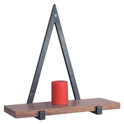 Ράφι Τοίχου Wall 50x20x50εκ. Καφέ - Woodwell