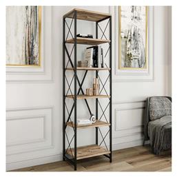 Ραφιέρα Δαπέδου A-g Suadiye 50x30x180εκ. Black - Spitishop