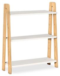 Ραφιέρα Δαπέδου Como 63x22x80εκ. Λευκό / Oak - Megapap