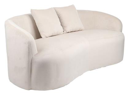 Raini Διθέσιος Καναπές Βελούδινος 178x82x68εκ. Κρεμ - Pakketo