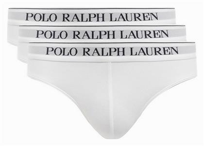 Ανδρικά Σλιπ Λευκά Μονόχρωμα 3Pack Ralph Lauren