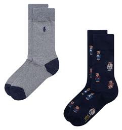 Ανδρικές Χριστουγεννιάτικες Κάλτσες Navy / Grey 2Pack Ralph Lauren