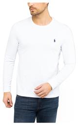 Ανδρική Μπλούζα Μακρυμάνικη Λευκή Ralph Lauren